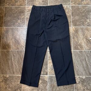 Dockers Mens Slim Fit Chino Trousers W32 L29 Black Pinstripe Cotton